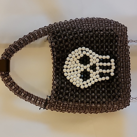 NWT BOUFFANTS & BROKEN HEARTS Kendra Dandy Skull Funky Halloween Beaded Purse - Picture 14 of 16
